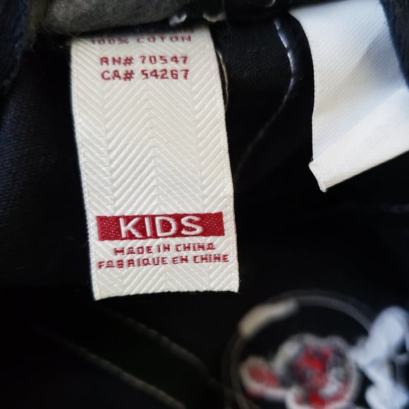 Cleveland Indians Hat Cap Strap Back Blue 47 Youth Kids Chief Wahoo Heart - Picture 11 of 11